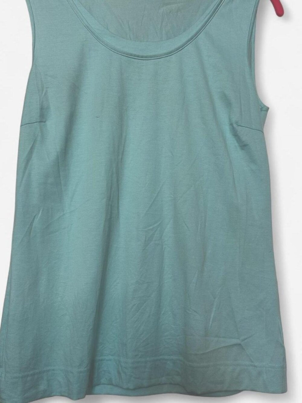 100% cotton Swiss Akris Punto y2K teal shirt